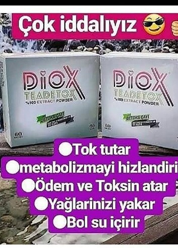 Diox tea ikili fiyattır