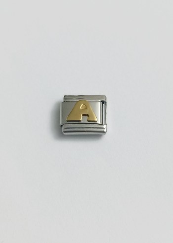 A harfli 9 mm Nomination Çelik Charm