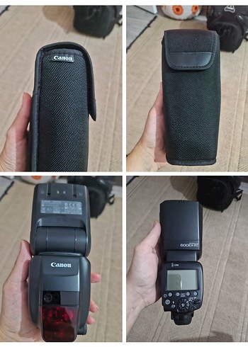 Canon Speedlite 600ex Rt Profesyonel Tepe Flasi