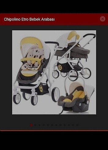 Chippolino Etro bebek arabası