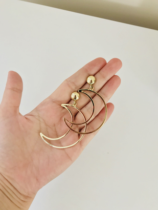 Hilal Gold Küpe