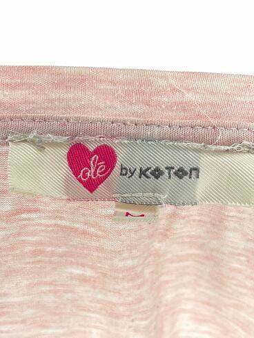m Beden pembe Renk Koton T-shirt %70 İndirimli.