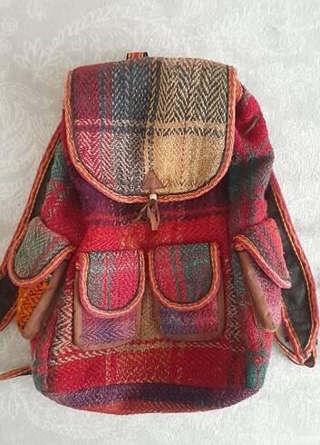 etnik vintage kilim çanta