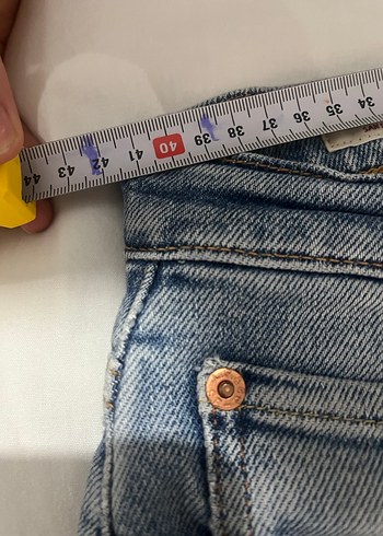 LEVIS Düğmeli Mavi erkek Pantolon - Görsel 9