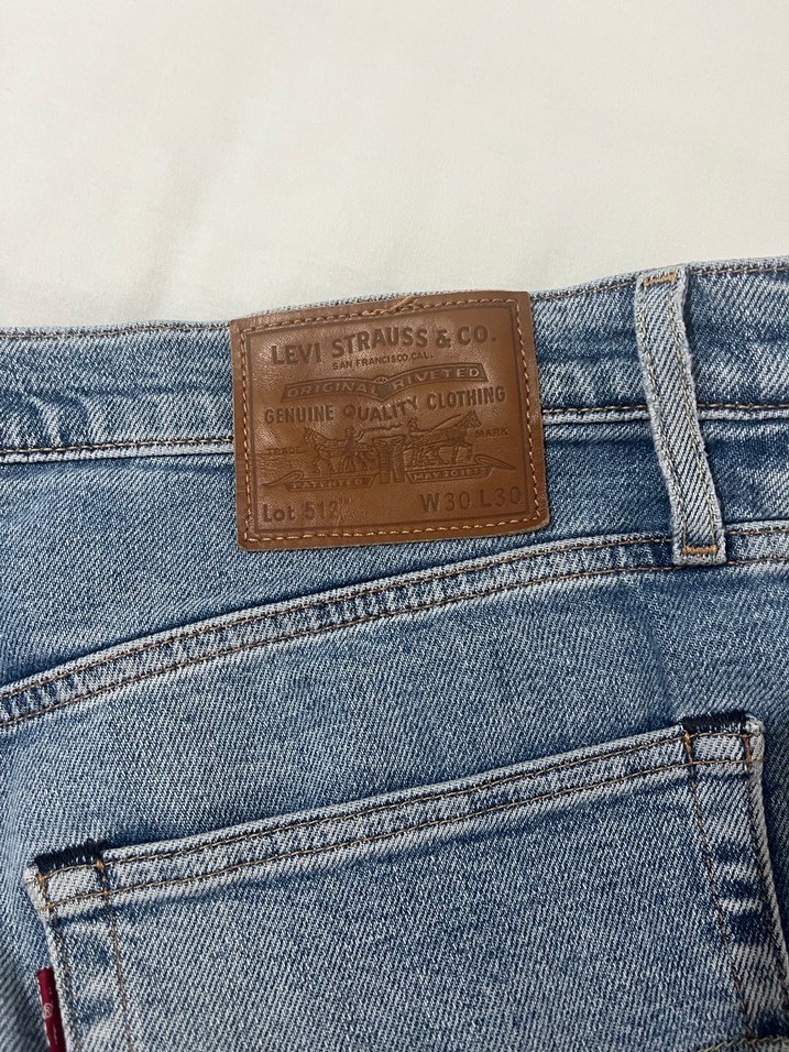 LEVIS Düğmeli Mavi erkek Pantolon - Görsel 4