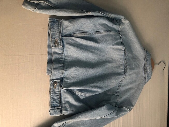 zara kız çocuk kot ceket - Görsel 5