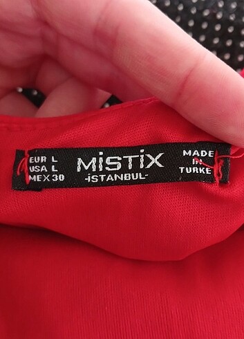 l Beden kırmızı Renk Mezuniyet Elbisesi