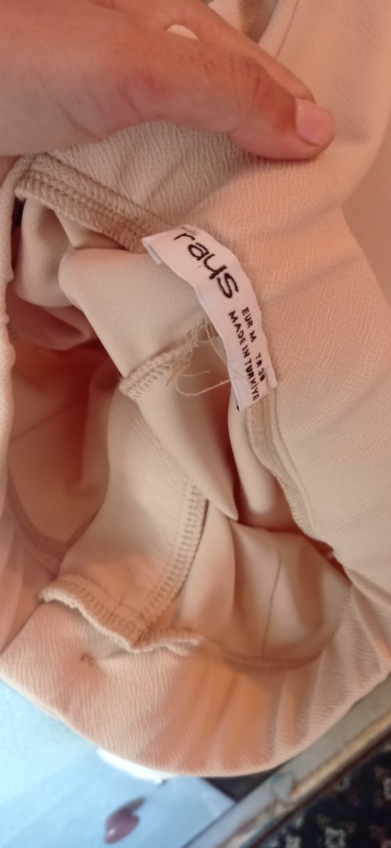 Bej  Kadın Kumaş Pantolon - Görsel 4