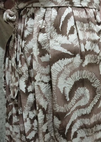 Uzun Kollu Bohem Bağlamalı Uzun Elbise - Görsel 4