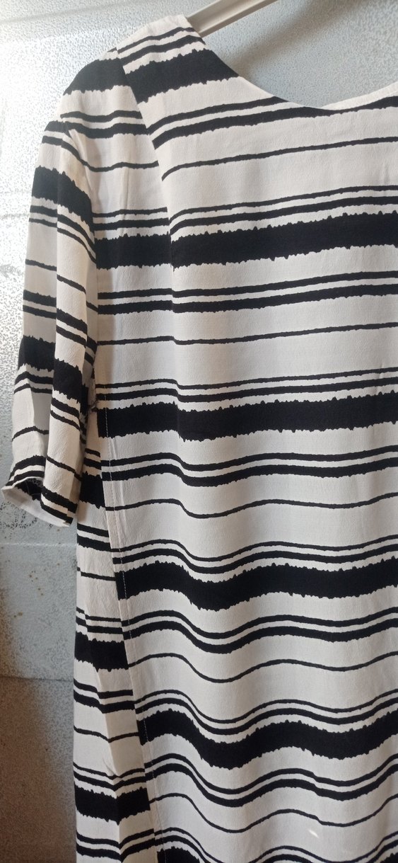 Gri Zebra Desenli Hamile Bluzu - Görsel 5