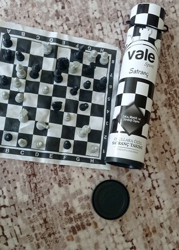 Beyaz ve Gri Satranç Takımı - Görsel 8