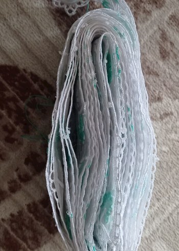 El Yapımı Bohem Dantel Detaylı Kumaş - Görsel 3