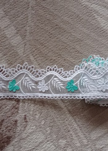 El Yapımı Bohem Dantel Detaylı Kumaş - Görsel 5