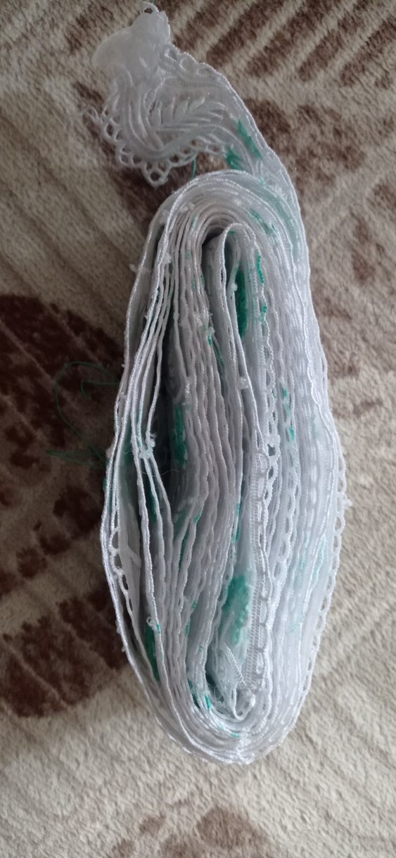 El Yapımı Bohem Dantel Detaylı Kumaş - Görsel 3