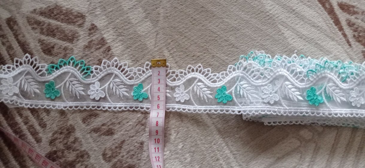 El Yapımı Bohem Dantel Detaylı Kumaş - Görsel 2