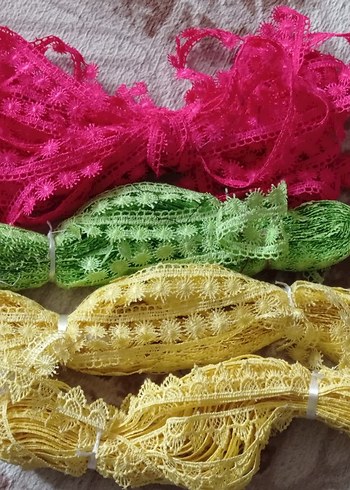 Renkli Bohem Dantel Şeritler - Görsel 2