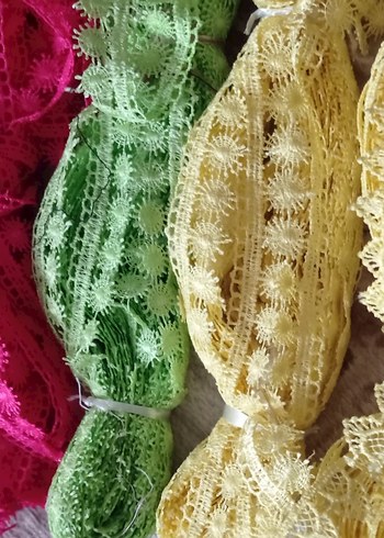 Renkli Bohem Dantel Şeritler - Görsel 8