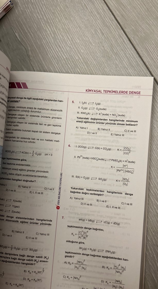 Venüs Serisi Kimya YKS Soru Bankası - Görsel 2