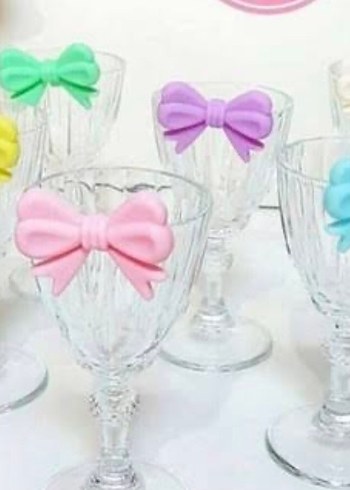 Renkli Kelebek bardak ayırıcı - Görsel 2