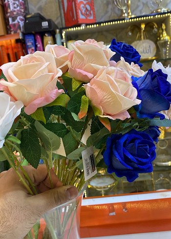 Renkli Yapay Gül Çiçek Buketi - Görsel 2