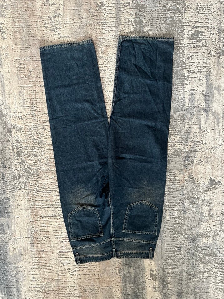 Lacivert  Salaş Denim Pantolon - Görsel 3