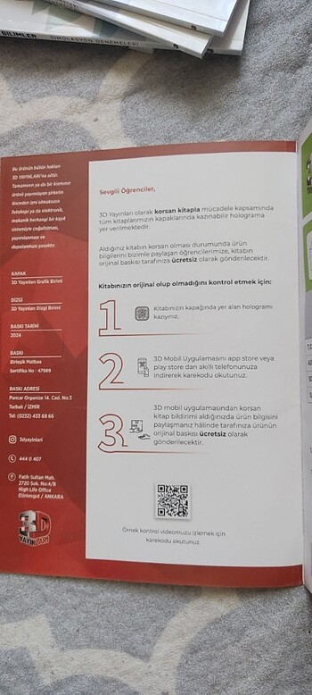  3D YAYINLARI TYT TÜRKÇE DENEMESİ