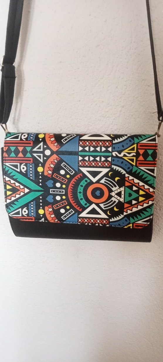 Etnik Desenli Kadın Omuz Çantası - Görsel 4