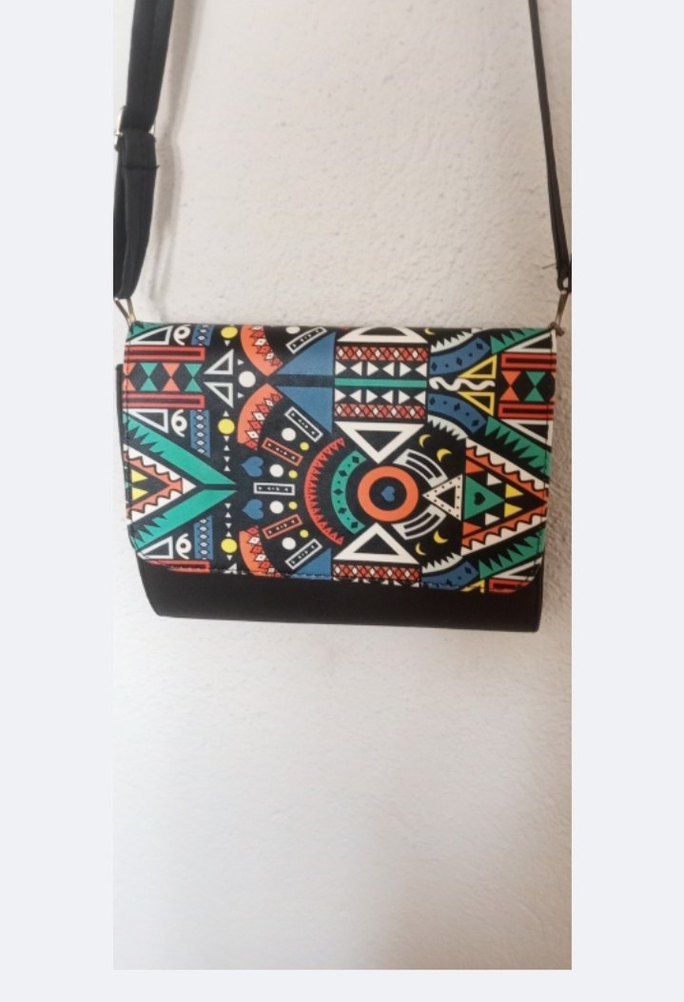 Etnik Desenli Kadın Omuz Çantası - Görsel 3