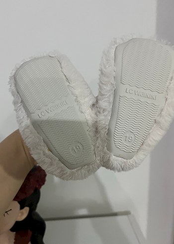 Beyaz Tavşan Figürlü Kız Bebek Panduf - Görsel 7