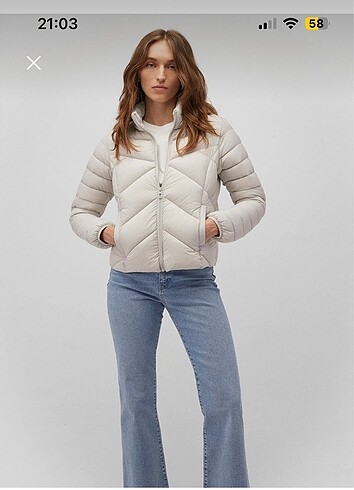 xs Beden Şişme Mont
