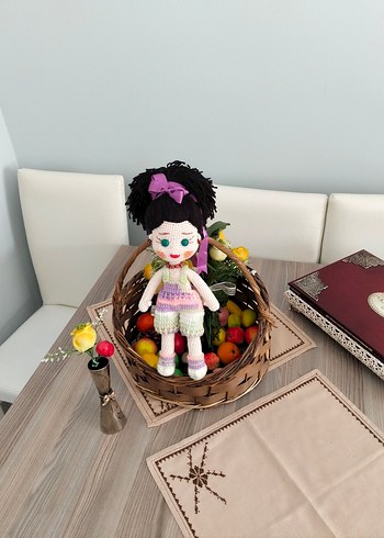  Beden Pastel Renkli El Örgüsü Bebek