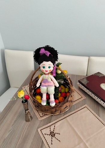  Beden Renk Pastel Renkli El Örgüsü Bebek