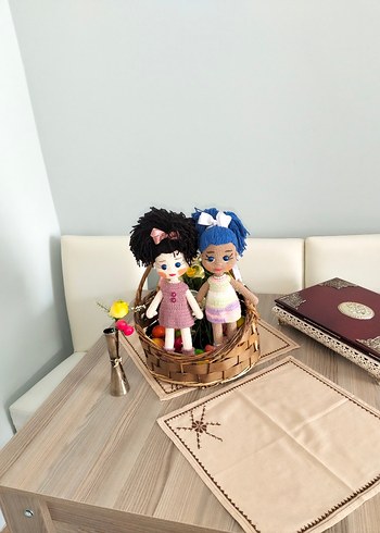 Monster High Renkli El Yapımı Örgü Bebekler