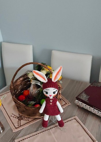 Monster High Bordo El Örgüsü Tavşan Bebek
