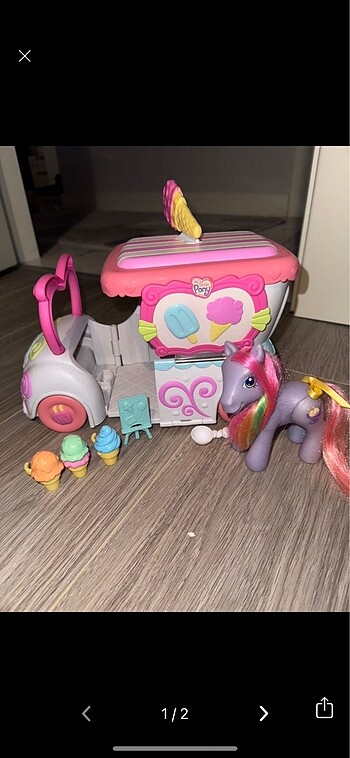 mlp dondurma arabası restoran & g3 pony my little pony