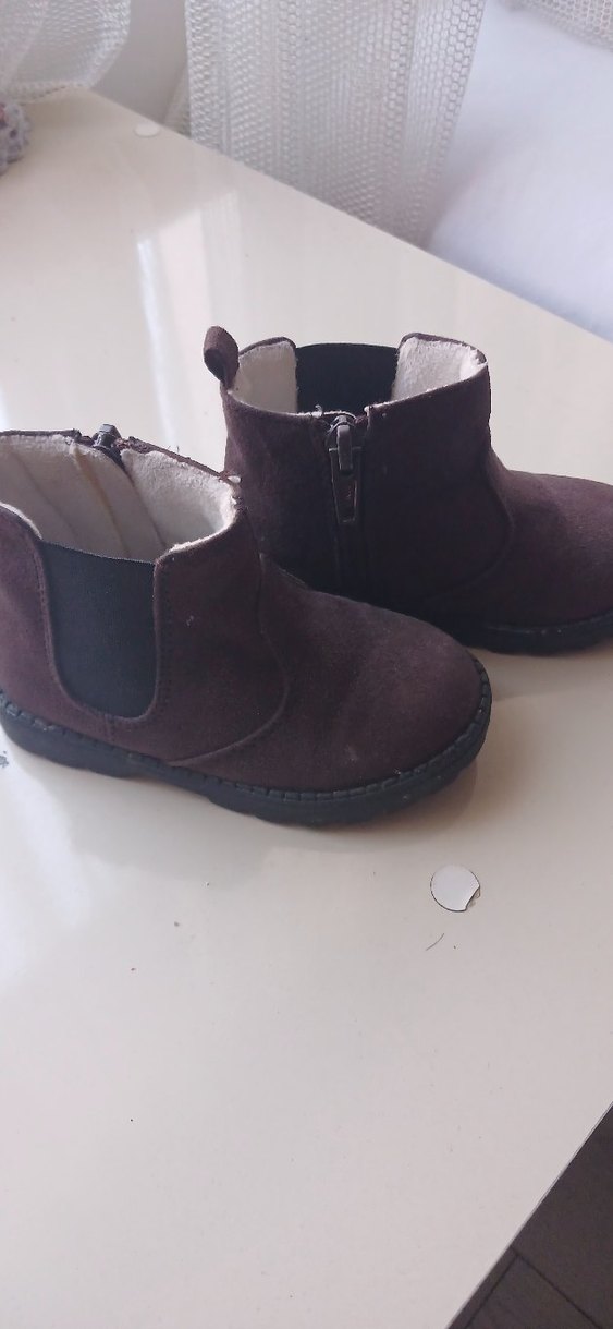 Kız Çocuk Kahverengi Süet  Bot - Görsel 5