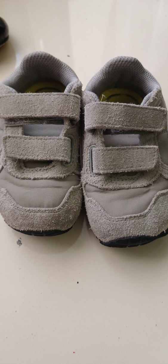 Gri  Çocuk Spor Ayakkabısı Velcro - Görsel 2