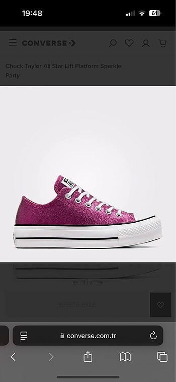 pembe converse