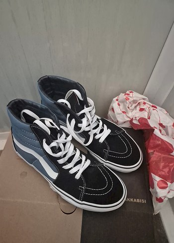orjinal vans sk8-Hi mavi sneaker