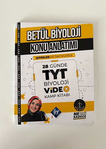 Betül Biyoloji TYT Konu Anlatımı Kitabı
