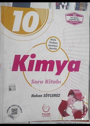 10. Sınıf kimya soru Bankası palme yayınevi 