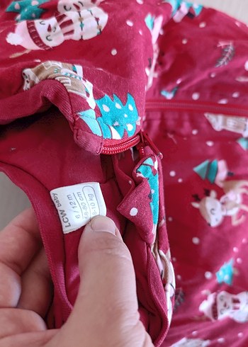 Kız Bebek Renkli Desenli Fermuarlı Tulumu - Görsel 3