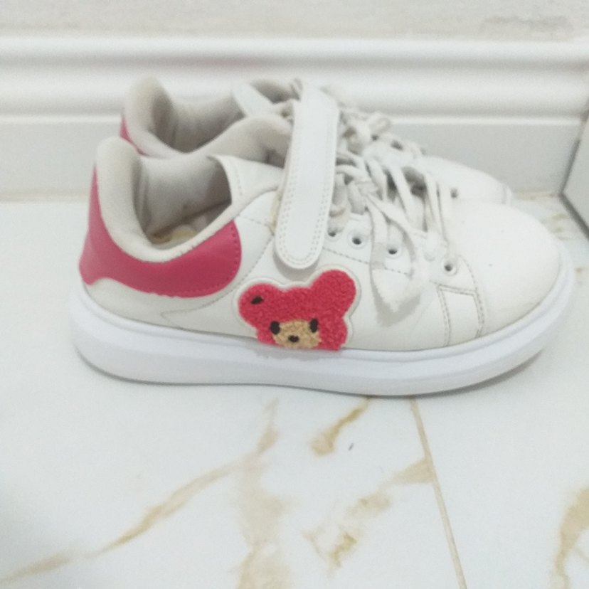 Kız Çocuk Beyaz Spor Ayakkabı - Görsel 2