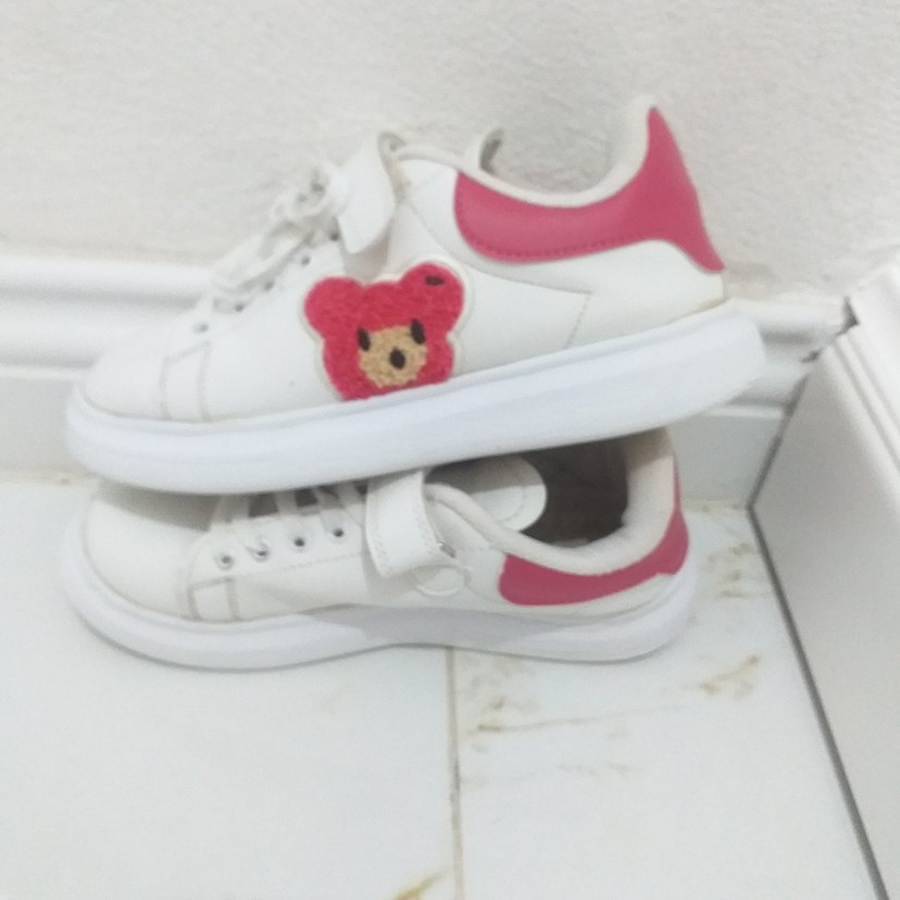 Kız Çocuk Beyaz Spor Ayakkabı - Görsel 4