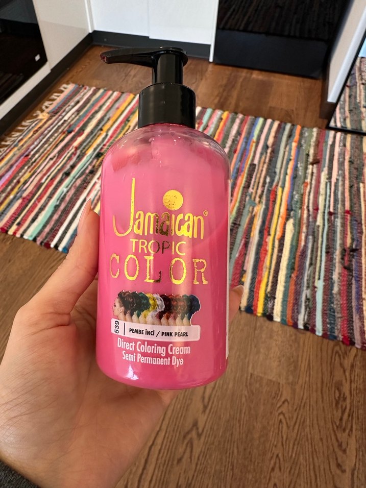 Pastel Pembe geçici saç boyası - Görsel 2