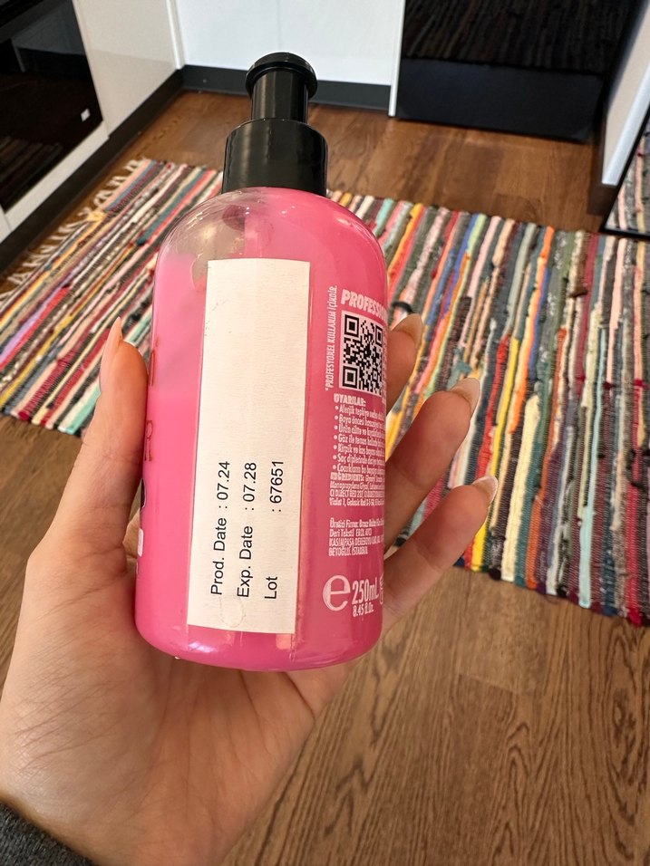 Pastel Pembe geçici saç boyası - Görsel 3