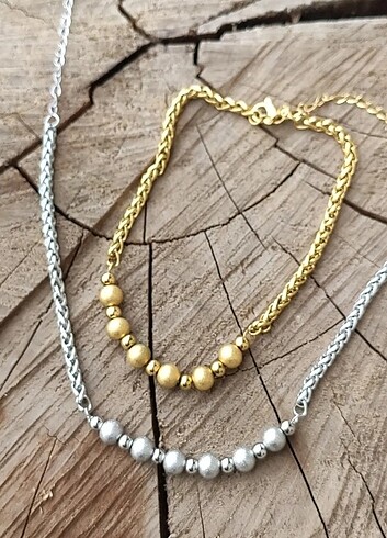 Cartier Gold Renk Top Detaylı Çelik Halhal