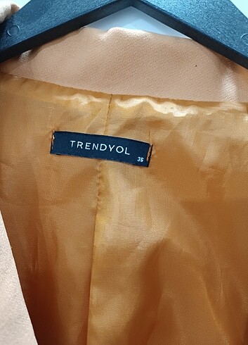 s Beden turuncu Renk Blazer ceket