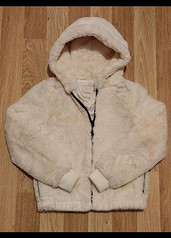 Pull and bear peluş mont 