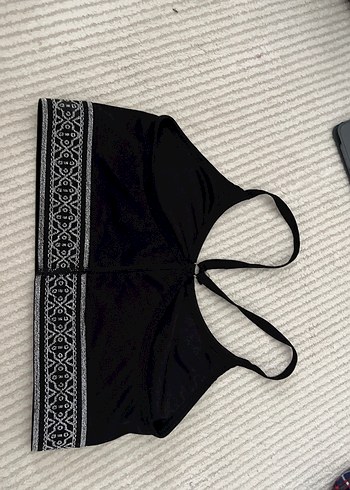 Nakış Detaylı Siyah Bohem Atlet Sütyen - Görsel 4